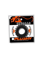 Anteprima: Oxballs PLUSHY Penisring Black Mica – Produktverpackung