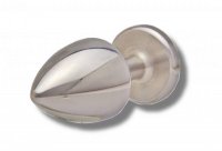 Anteprima: Buttplug 30 mm aus Edelstahl Kristall vorne