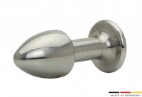 Anteprima: Langer Buttplug Edelstahl mit Kristall am Ende 35 mm Anteprima: Langer Buttplug Edelstahl mit Kristall am Ende 35 mm