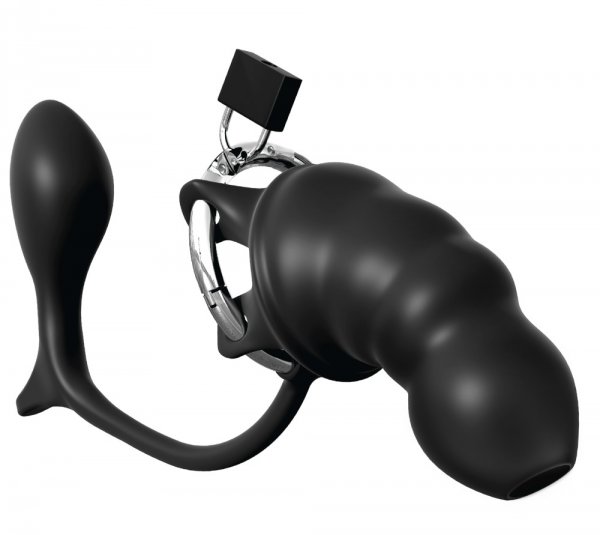 Peniskäfig Gas Ace con anal plug