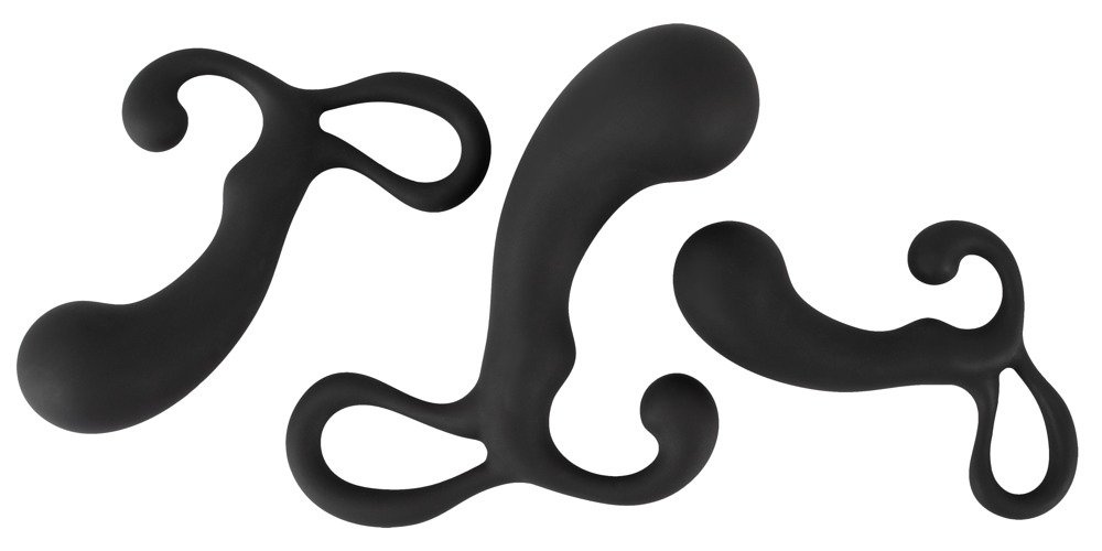 Set di plug per la prostata con 3 Analplugs Set di plug per la prostata con 3 Analplugs
