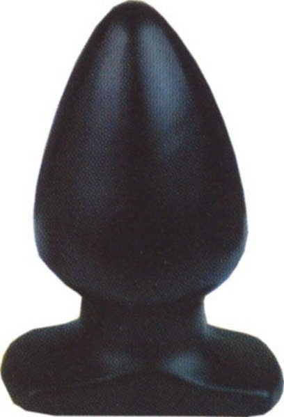 Nero anal plug nel formato Medio 9,7x5,4cm Nero anal plug nel formato Medio 9,7x5,4cm