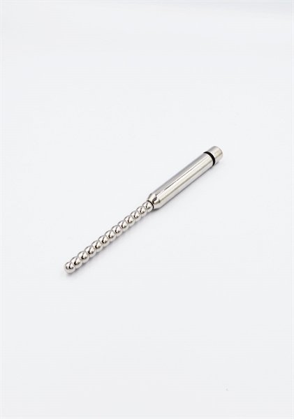 Vibrierender Urethra-Sound Beaded 8 cm