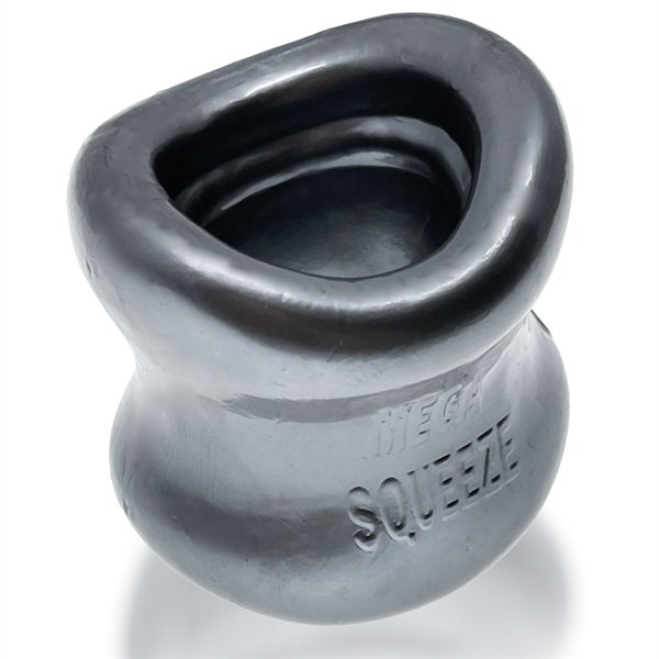 Oxballs MEGA SQUEEZE ergofit ball stretcher argento