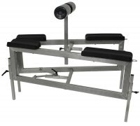 Anteprima:  Strafbock aus Edelstahl BDSM optional mit Fickmaschine