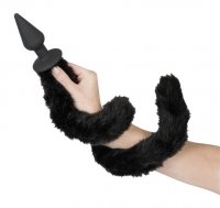 Anteprima: Analplug mit flauschigem Katzenschwanz 