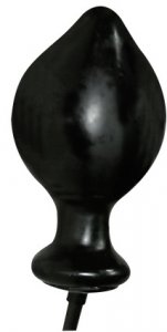 Cono gonfiabile anal con copertura in lattice