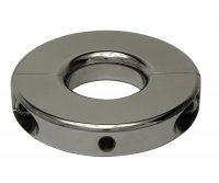 Anteprima: Anello per testicoli ball stretcher alto 15 mm in acciaio inossidabile