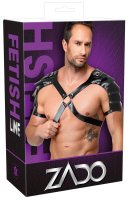 Anteprima: Leder-Brustharness – Verpackungsansicht