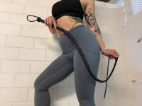 Anteprima: Frusta a coda singola in vera pelle