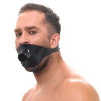 Anteprima: Latex Hohlknebel mit Mundrohr