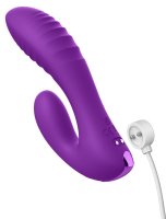 Anteprima: Mini-Rabbitvibrator Secret Lover violett – Ansicht mit USB-Ladekabel