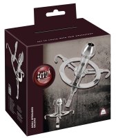 Anteprima: Hochglanzpolierter Anal Spreader aus Edelstahl, verstellbar von 4 bis 8,3 cm