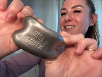 Anteprima: Oxballs MEGA SQUEEZE ergofit ball stretcher argento