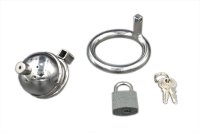 Anteprima: Keuschheitskäfig Stahl abschließbar