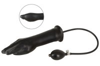 Anteprima: Aufpumpbarer Hand-Pumpdildo aus Latex – mit Ballpumpe