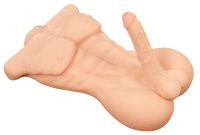 Anteprima: Realistixxx Deluxe Man – hautfarbener Torso-Masturbator in Schrägansicht