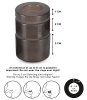 Anteprima: Schwarzes Ball Stretching Kit aus elastischem Material