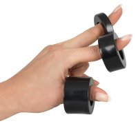 Anteprima: Schwarzes Hodenring-Set in Produktansicht