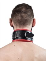 Anteprima: Collare per schiavi con imbottitura rossa