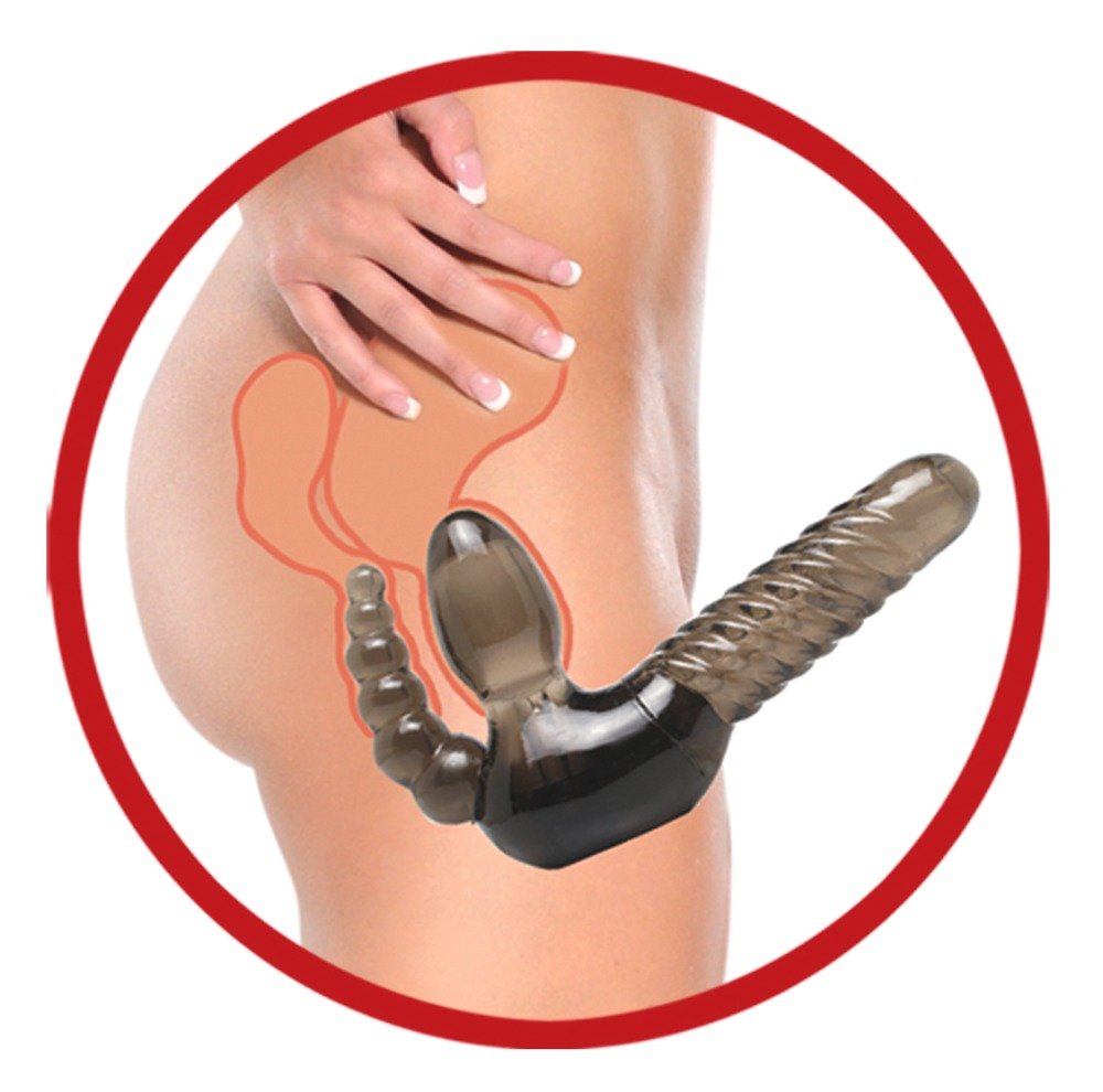 Strap-on senza spalline con stimolatore anale Strap-on senza spalline con stimolatore anale