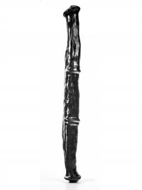 Hengst Pferde-Doppeldildo – Schwarz, Gesamtansicht