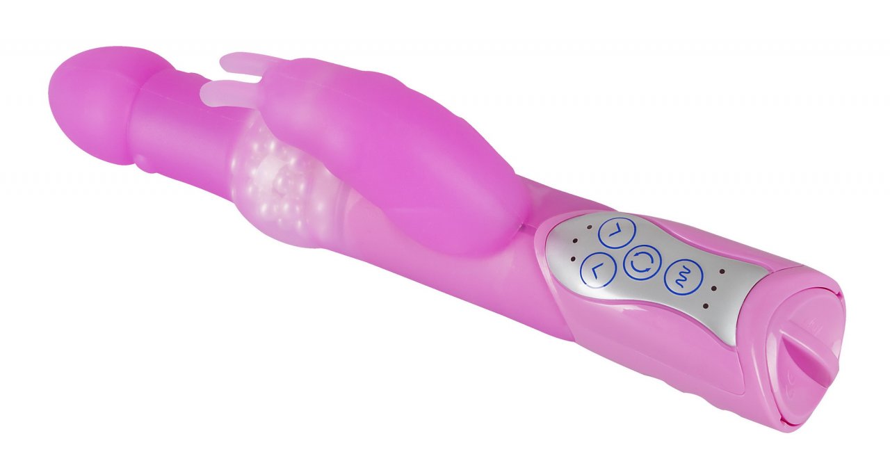Vibratore in silicone Bead con clitoride Vibro Bunny
