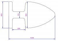 Anteprima: Glänzender Buttplug aus poliertem Edelstahl