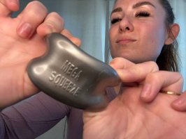 Oxballs MEGA SQUEEZE ergofit ball stretcher argento Oxballs MEGA SQUEEZE ergofit ball stretcher argento