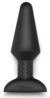 Anteprima: Analvibrator Rimming XL schwarz – Vorderansicht mit breiter Basis