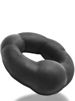Anteprima: Oxballs THRUSTER Penisring Night Edition Schwarz – schräge Ansicht