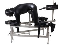 Anteprima:  Strafbock aus Edelstahl BDSM Möbel optional mit Fickmaschine