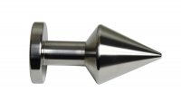 Anteprima: Tappo anale in acciaio inox Ø 50 mm a scelta con scritte