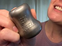 Anteprima: Oxballs MEGA SQUEEZE ergofit ball stretcher argento