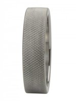 Anteprima: Cockring aus Edelstahl 15 mm breit geriffelt
