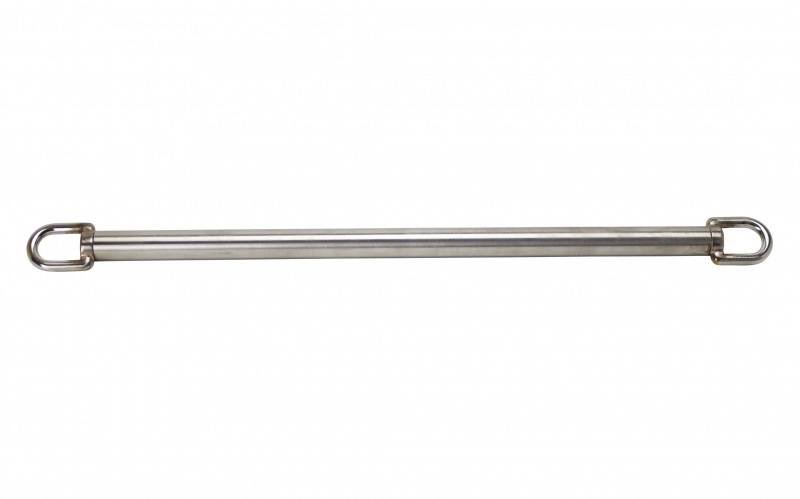 Barra stenditrice in acciaio inox con occhielli ad anello fissi Barra stenditrice in acciaio inox con occhielli ad anello fissi