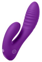 Anteprima: Mini-Rabbitvibrator Secret Lover violett – Produktansicht mit Rillen