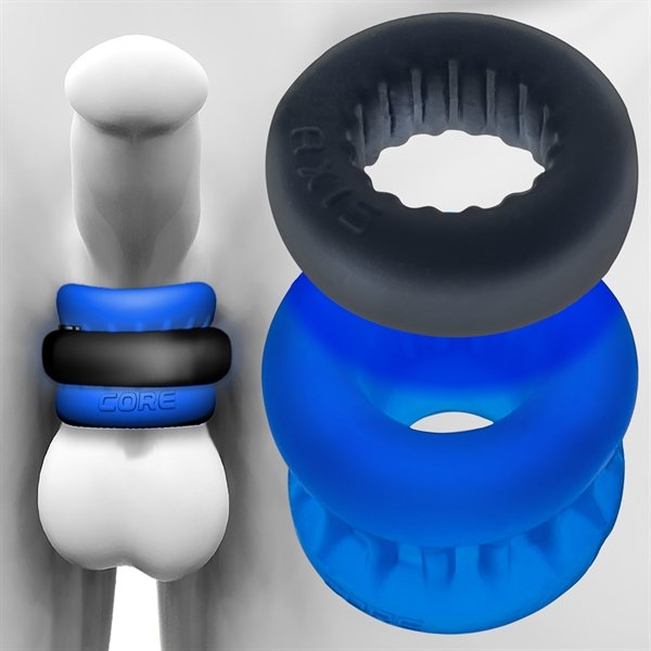 Oxballs ULTRACORE Core ball stretcher con anello di asse - Ghiaccio blu Oxballs ULTRACORE Core ball stretcher con anello di asse - Ghiaccio blu