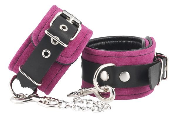 Polsini del piede rosa in velluto