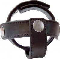Cockstrap con porta testicoli e piccoli aghi di tortura all'interno