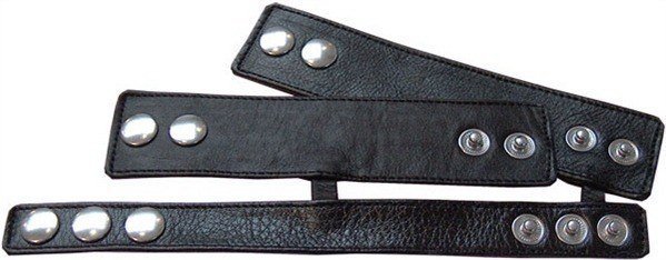 Tripple Cockstrap in pelle nera Tripple Cockstrap in pelle nera