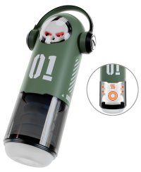 SKULL masturbator con 3 funzioni - masturbator automatico con funzione di riscaldamento