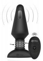 Anteprima: Analvibrator Rimming XL schwarz – mit Fernbedienung und Funktionsdarstellung